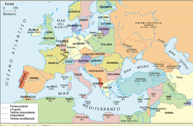 Mapa De Europa Antes De La Desintegracion De La Urss