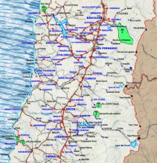 Mapa caminero VI region