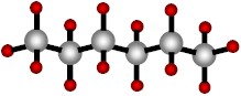 carbon-hexane - Hexano- una cadena de 6 carbonos